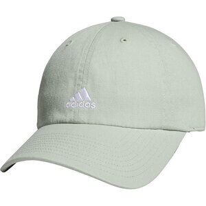Adidas Women's Linen Green White Baseball Adjustable Cotton Athletic Relaxed Hat